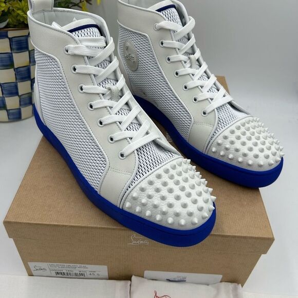 Men’s Christian Louboutin Orlato flat sneakers size 45.5 made in Italy - Picture 4 of 13